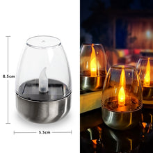 DIXVORA - Lueur d'Ambre - Bougie LED Solaire