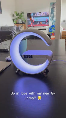 Réveil LED RGB 3-en-1 avec Chargeur Sans Fil + Enceinte Bluetooth